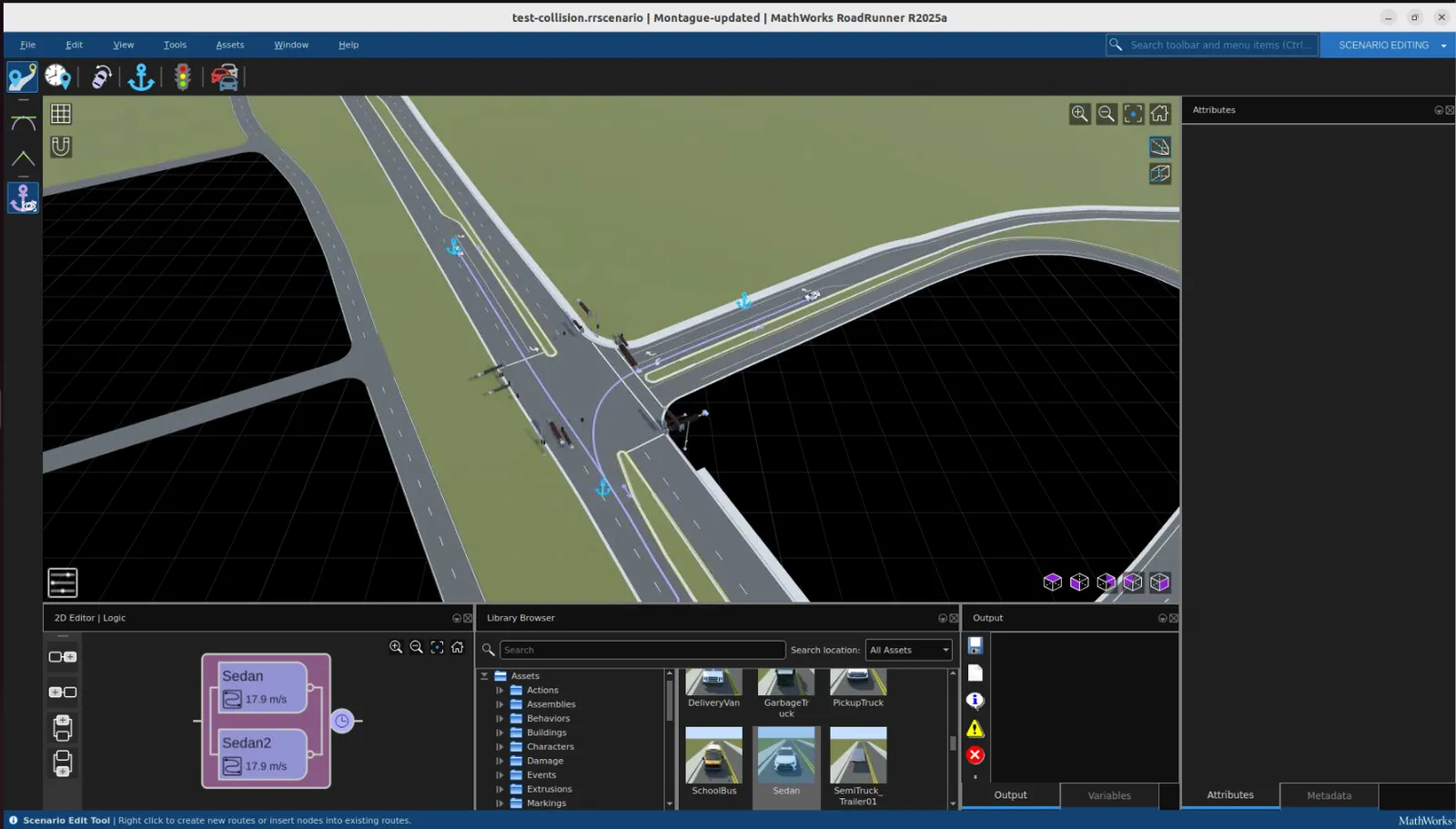 Montague Expressway collision scenario