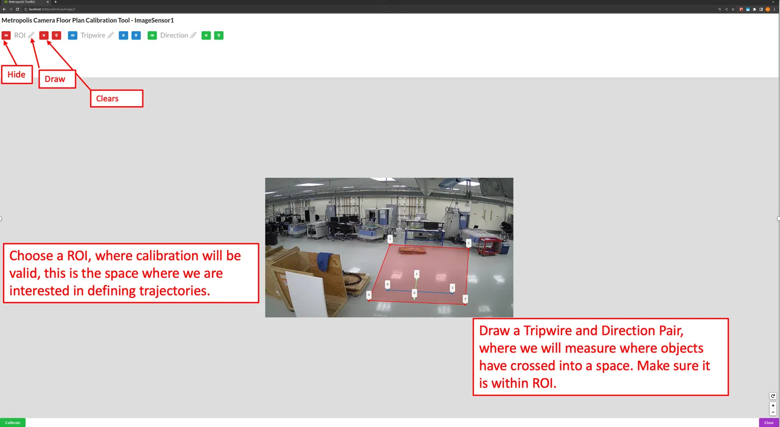 Multi-Camera Tracking Calibration Step 4
