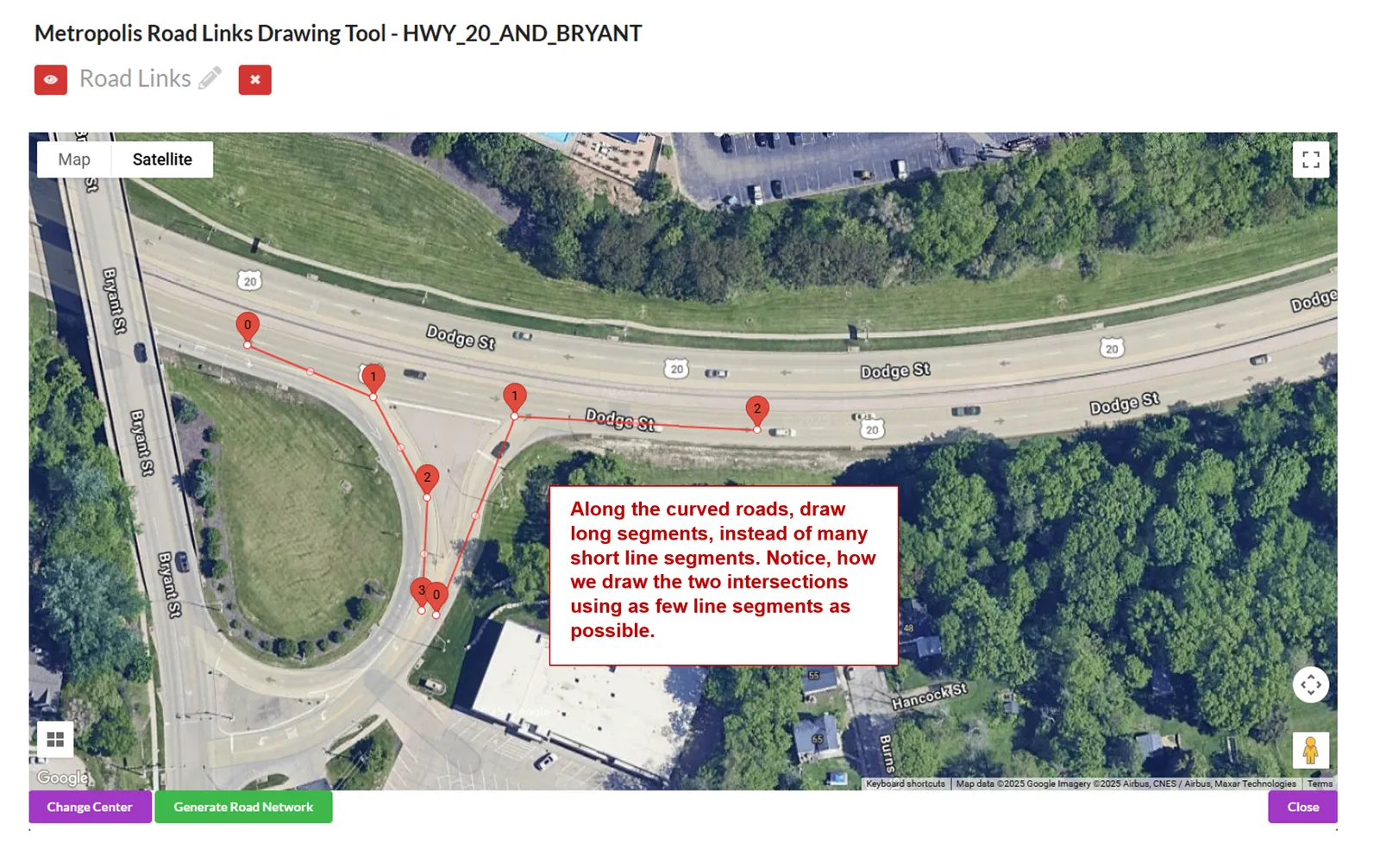 Road Link Generation Step 3