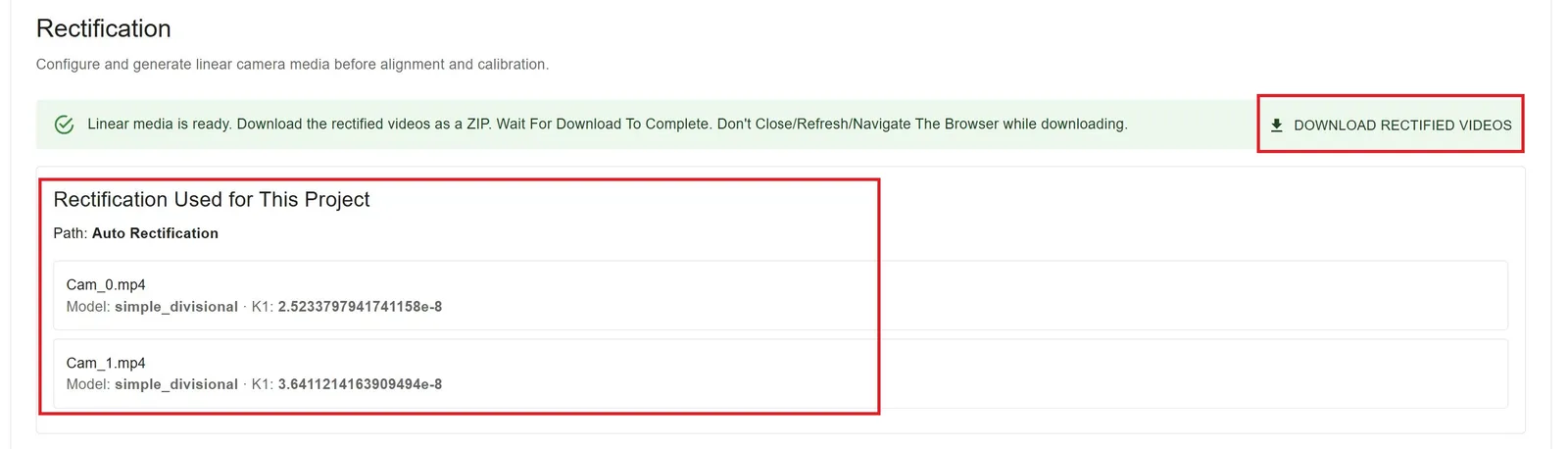 Download Rectified Params