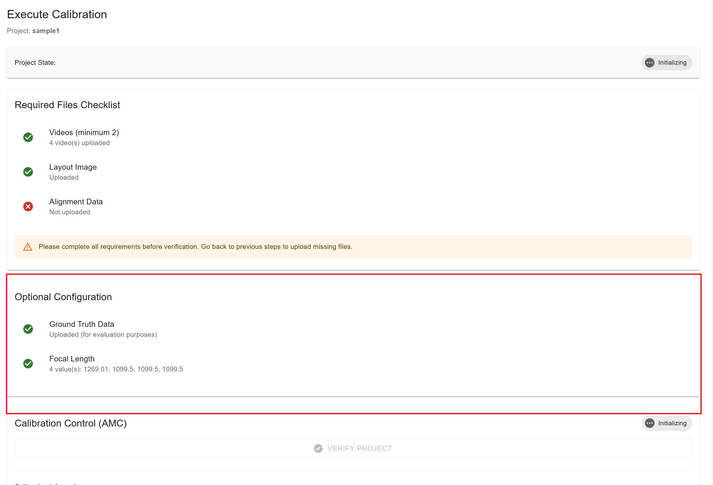 Optional Configuration